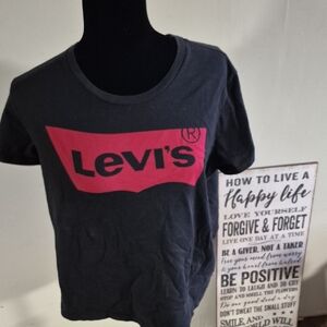 LEVIS Black T-shirt Ladies XL